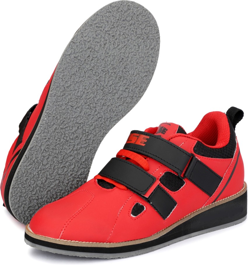 Buy PRO WOLF  PRx700 Weightlifting and Powerlifting Shoe Deadlift Crossfit  Shoe Red Numeric4Point5 at Amazonin