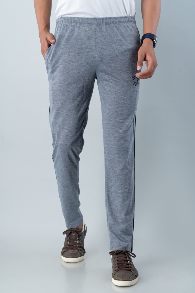 Proxima Striped Men Grey Track Pants - Buy Proxima Striped Men Grey Track  Pants Online at Best Prices in India