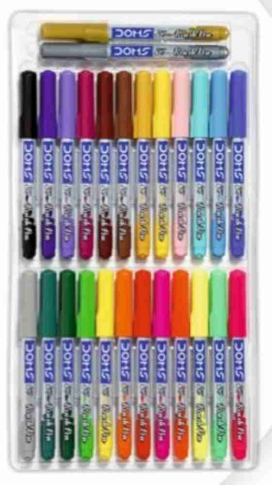 Buy Doms Super Soft Tip Pastel Shades Brush Pen Set