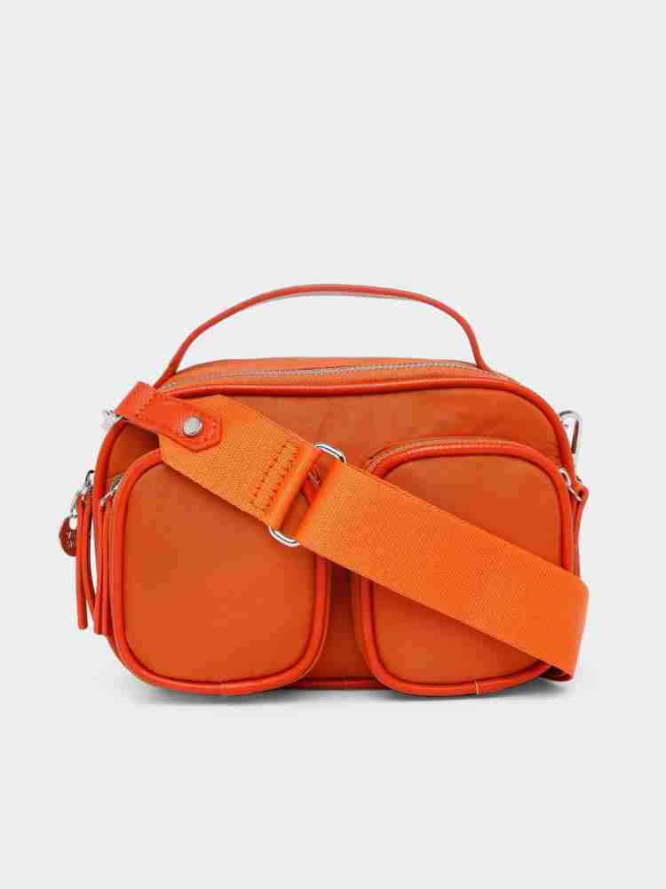 Orange sales sling bag