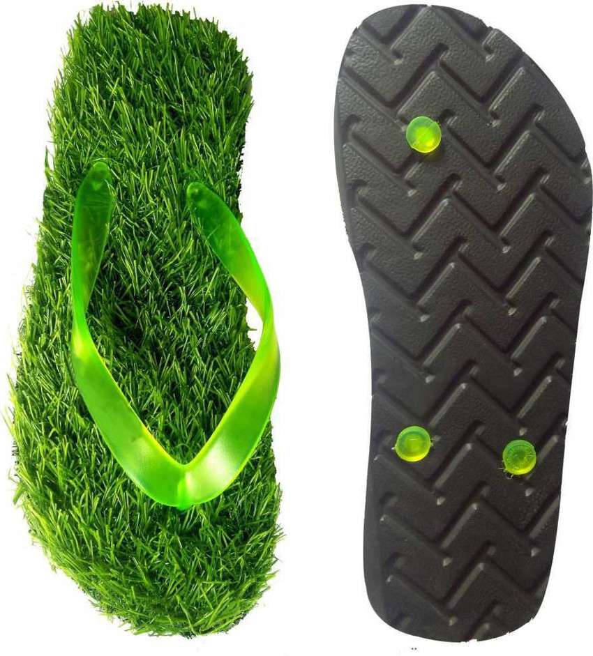 Green sales grass chappal