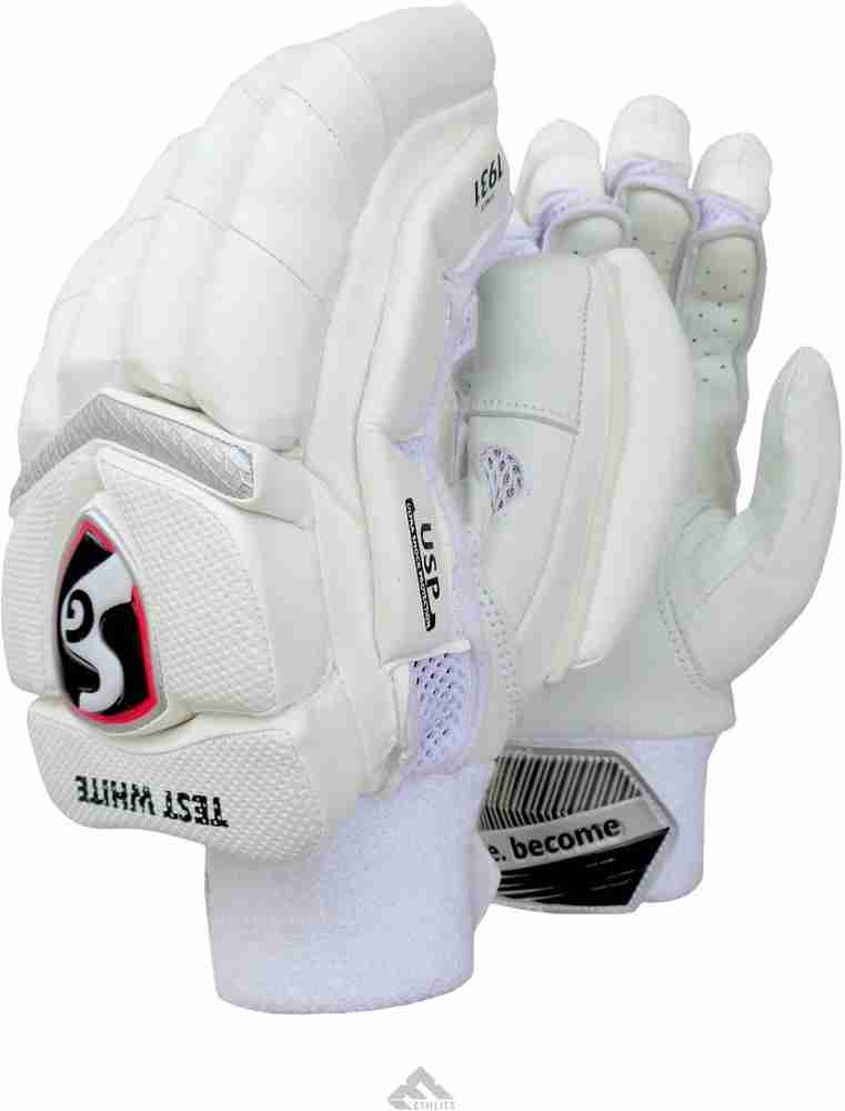 SG Test White Mens 16 LH Batting Gloves