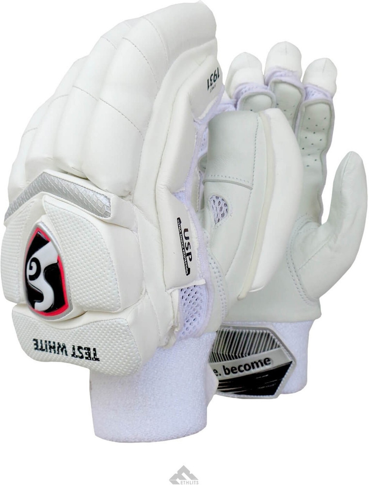 SG Test White Mens 16 LH Batting Gloves