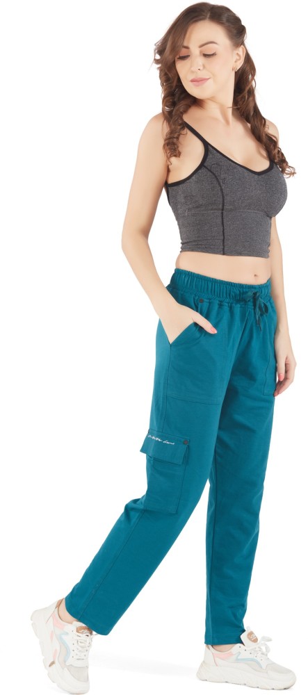 Buy Cargo Track Pants with Elasticated Waist Online at Best Prices in India   JioMart