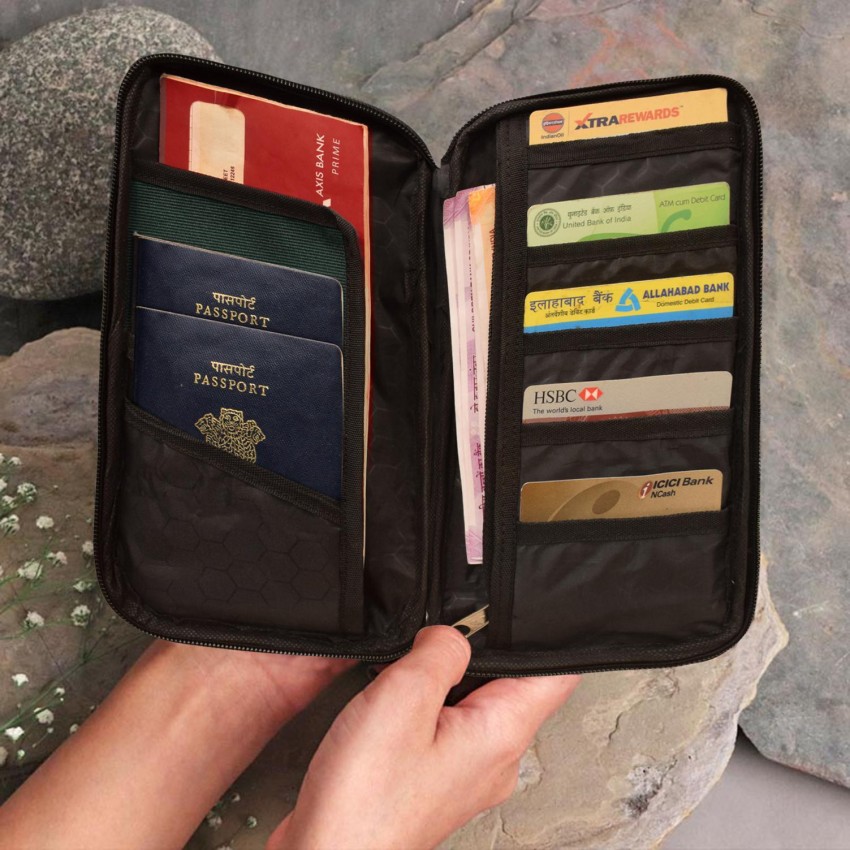 WildHorn Passport Holder Cover Wallet Travel Essentials I