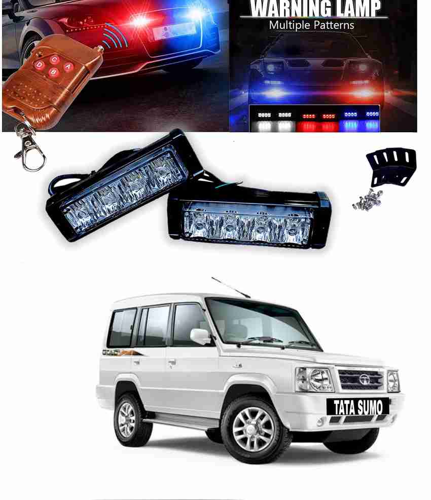 Gadiparts Wireless Remote Control Car Police Light for Sumo Fog Lamp Car LED for Tata 12 V 55 W Price in India Buy Gadiparts Wireless Remote Control Car Police