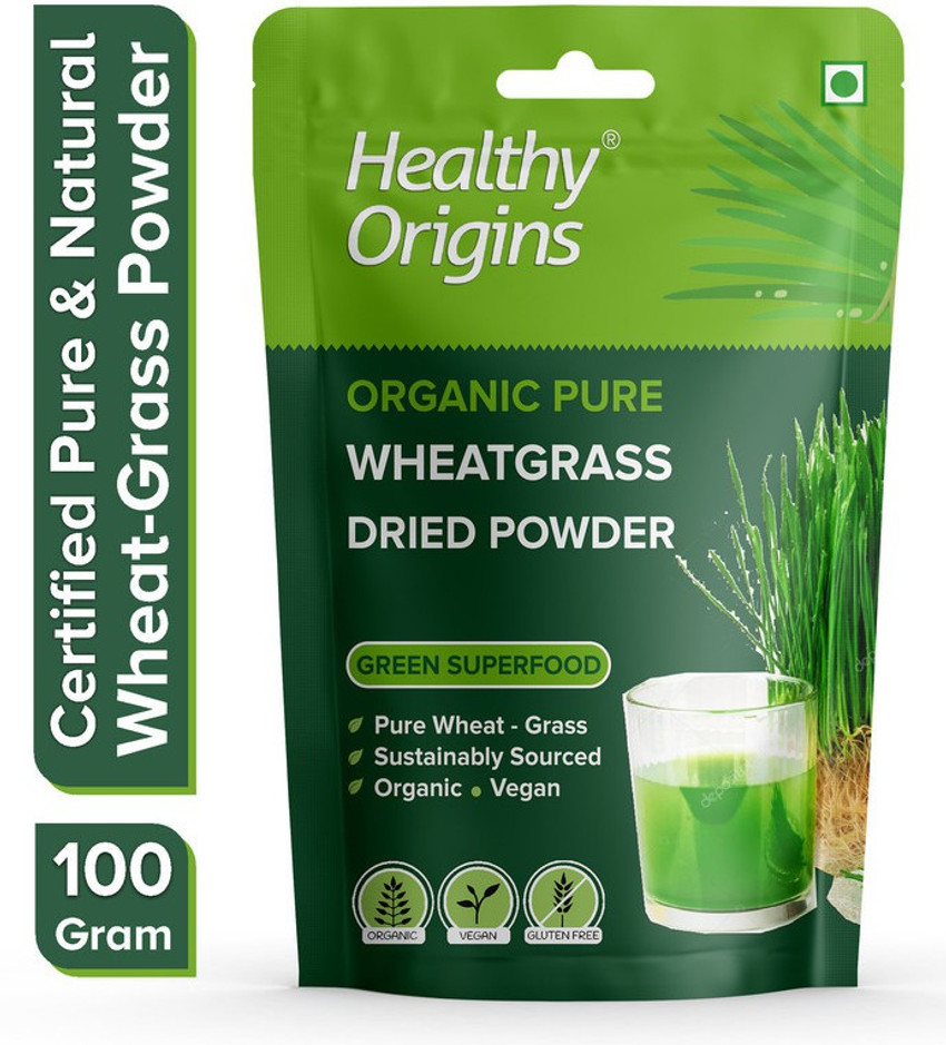 Healthy Origins Organic Wheat Grass Powder for Weight Loss Super