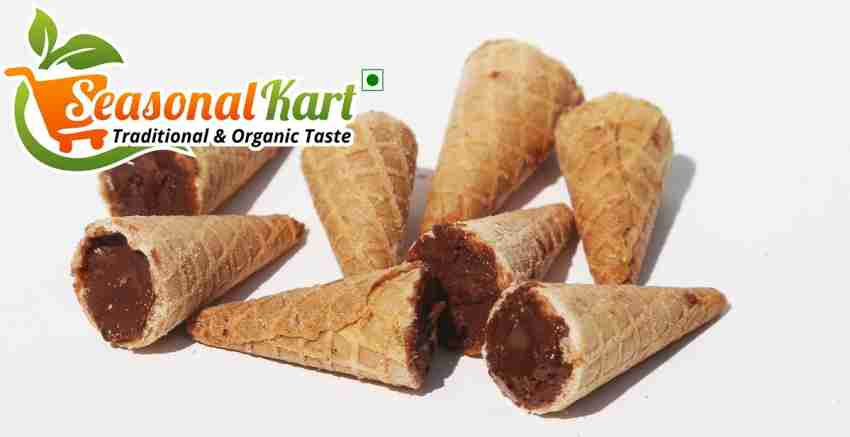 Mini Waffle Cones 200g Chocolate Cone