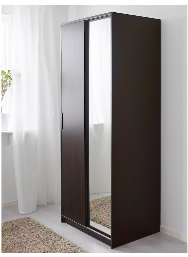 Ikea brown online wardrobe