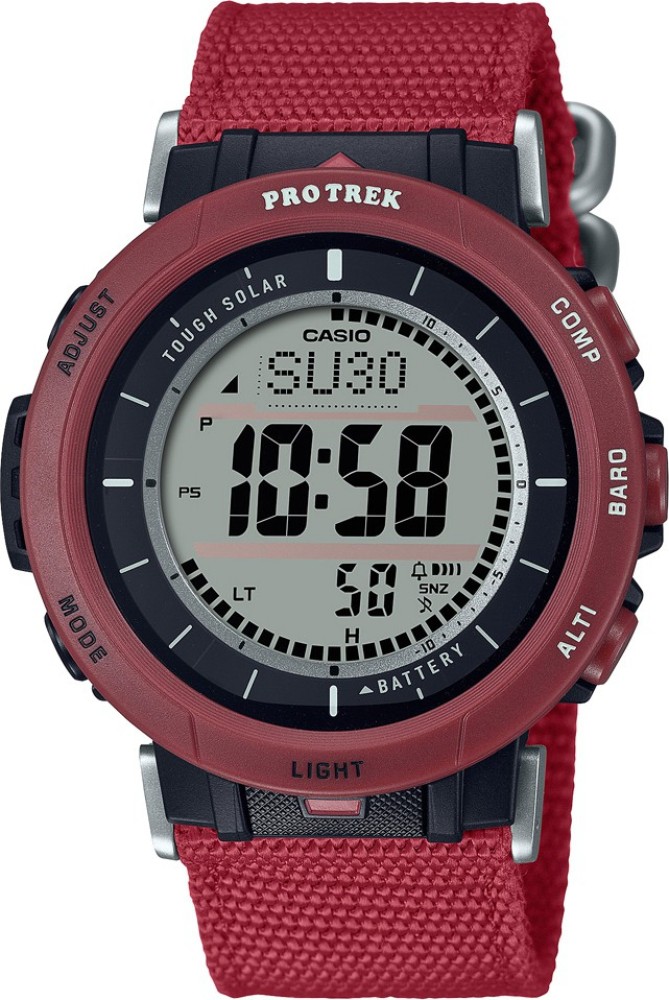 CASIO PRG-30B-4DR Protrek Digital Watch - For Men - Buy CASIO PRG-30B-4DR  Protrek Digital Watch - For Men SL108 (PRG-30B-4DR) Online at Best Prices  in India | Flipkart.com