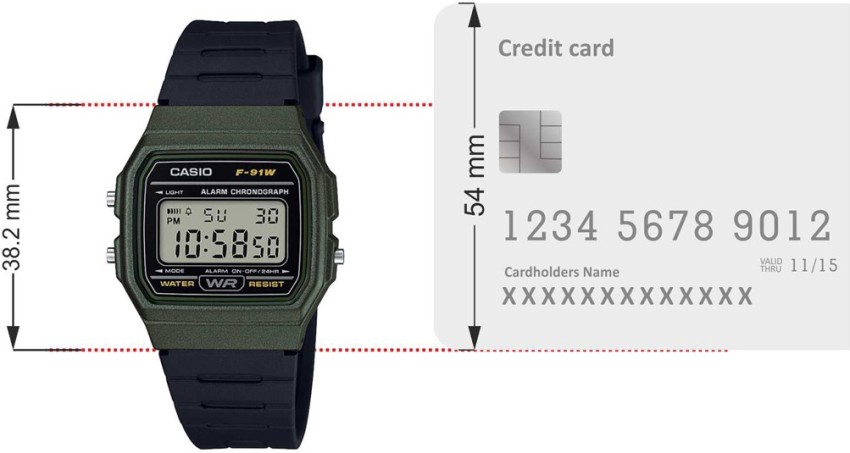 Green clearance casio f91w