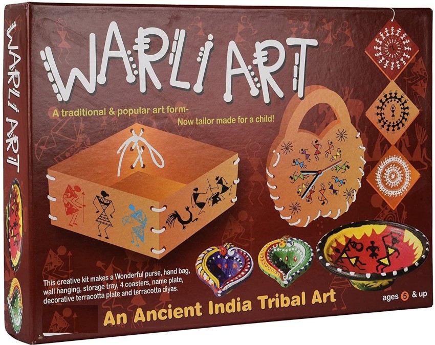 WONDRBOX Warli Canvas Painting Kit