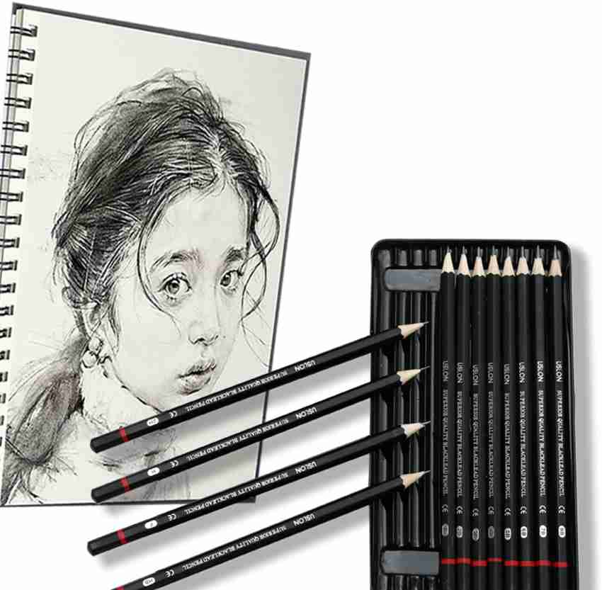 Pcs Sketch Pencil Set Professional, Set Pencils Sketching
