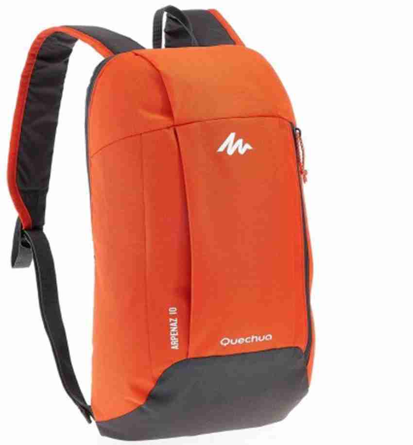 QUEACHUA Small Quechua 10 L Backpack Hiking Bag 10L NH100 Orange