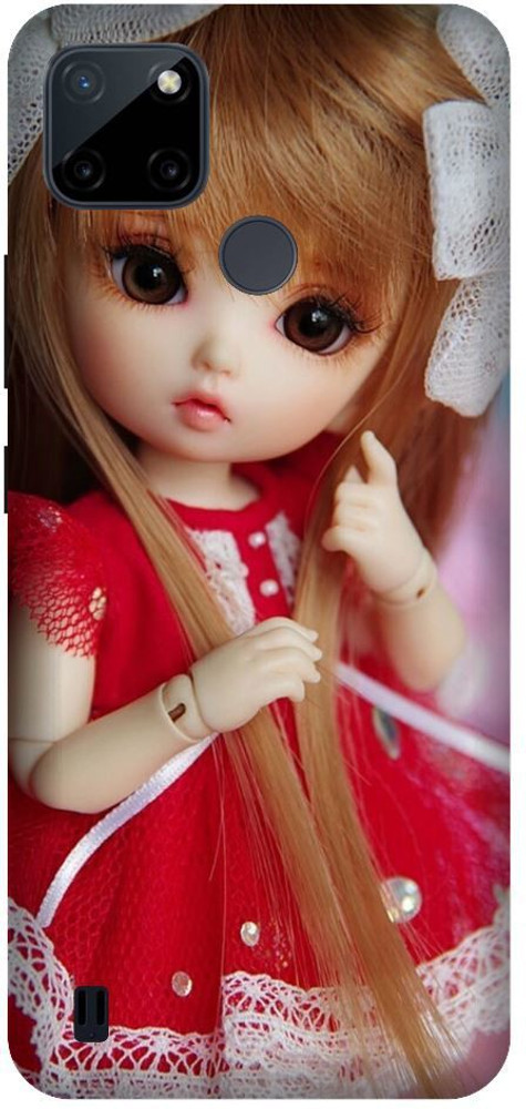 Vinsmoke Back Cover for Realme C21Y Doll Cute Doll Barbie Doll