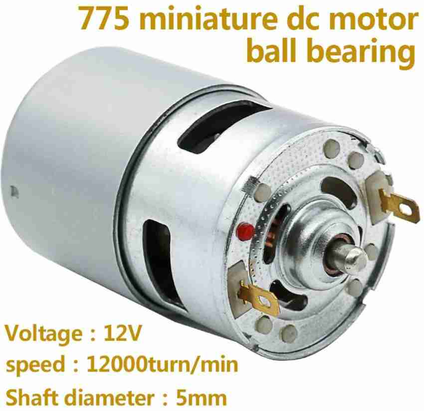 3REE 775 DC Motor, 12V-24V 3500-9000 RPM Mini Electric Motor