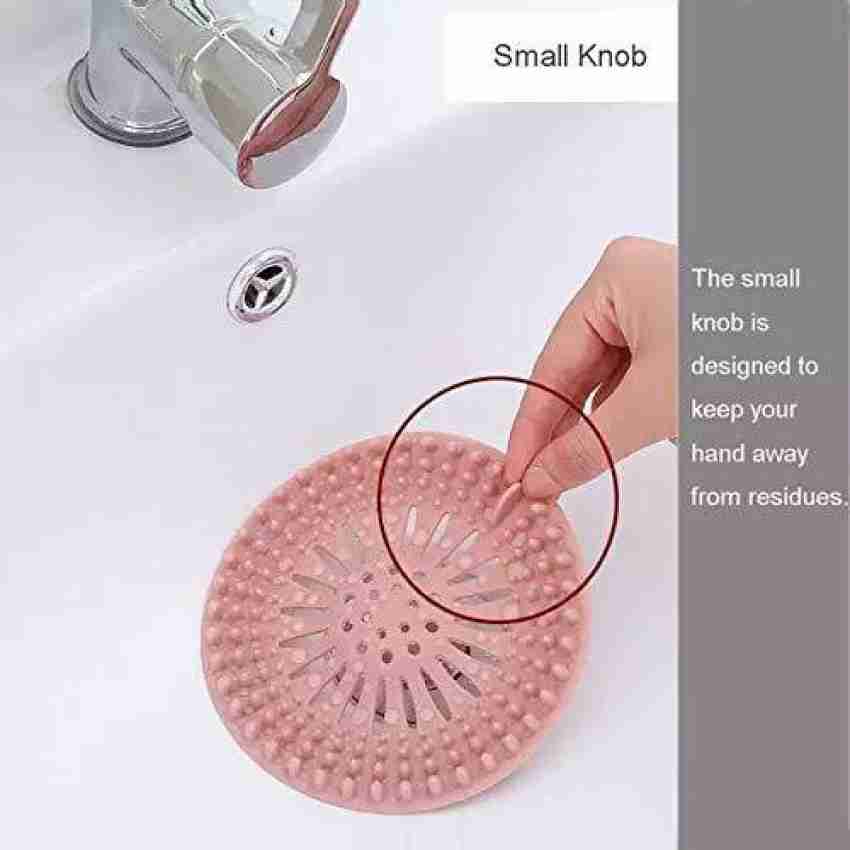 3 pcs Round Kitchen Sink Plugs For Drain, Shower Drain Cover Hair Catcher