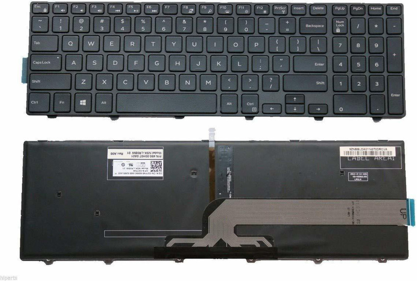 Dell inspiron 15 5000 sales keyboard light