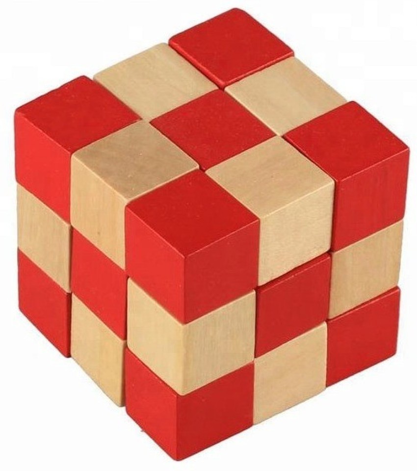 Wooden 3x3 hot sale cube puzzle