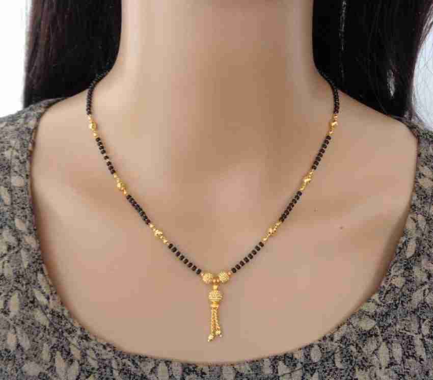 Simple on sale mangalsutra gold