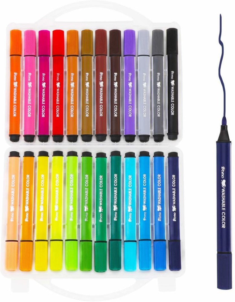 shivas Washable watercolor pen Triangle Shaped Color Pencils  