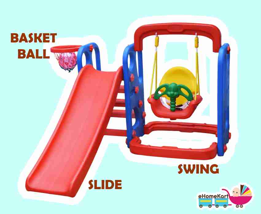 Ehomekart Slide and Swing Combo for Kids PLAYGRO Garden Slider Swing Combo Slide and Swing Combo for Kids PLAYGRO Garden Slider Swing Combo shop for Ehomekart