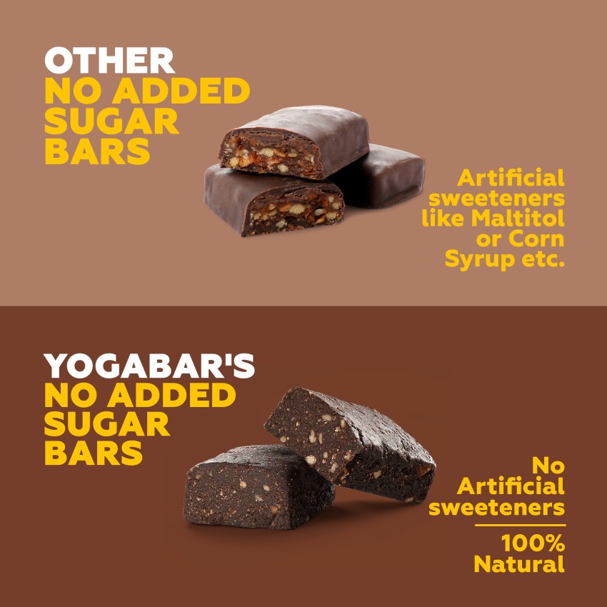 Yogabar No Added Sugar Protein Bar, Hazelnut