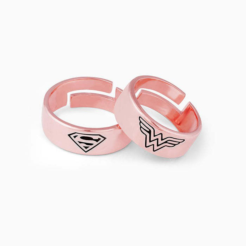 Superman and wonder hotsell woman wedding rings
