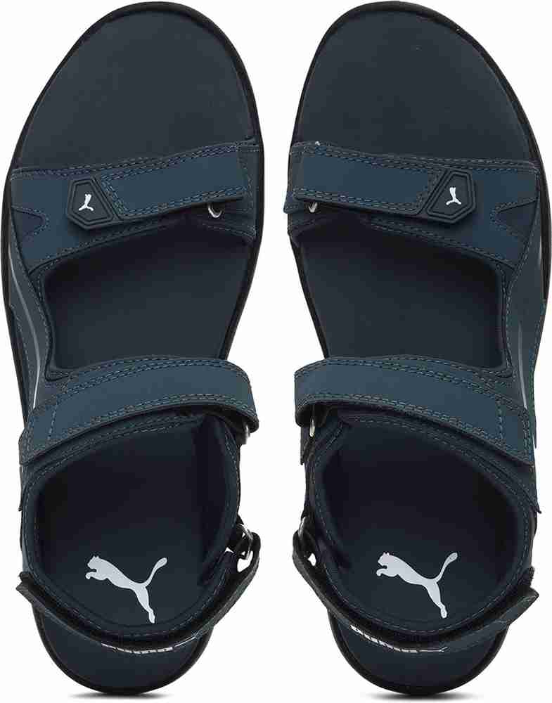 Puma blue sandals cheap
