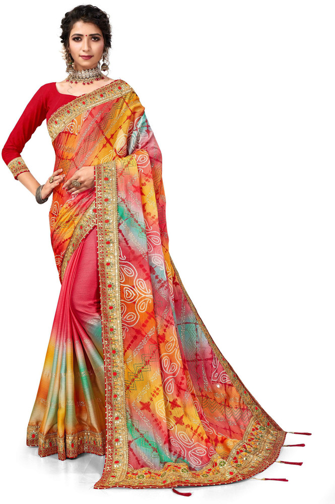 Flipkart chiffon sarees with price shop