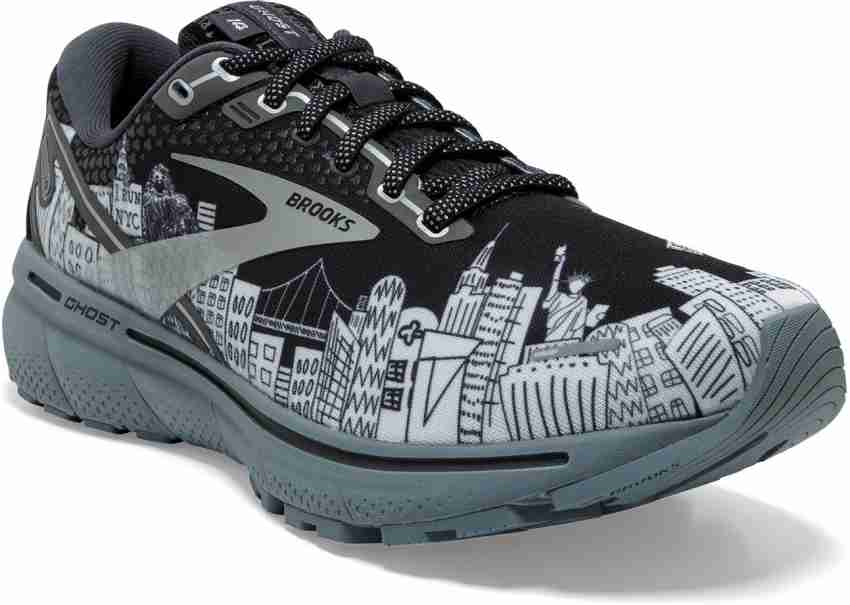 Brooks Ghost 14 outlets Men’s Size 10.5 Black Grey ‘I Run NYC’ Edition 1103691D005