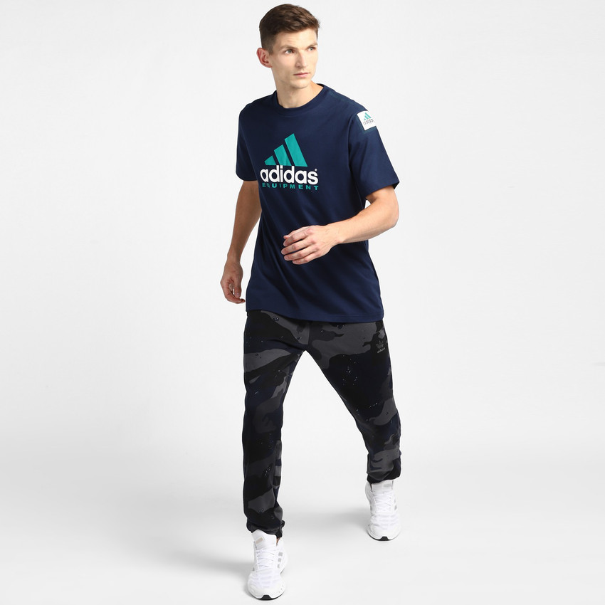 Adidas blue store camo t shirt