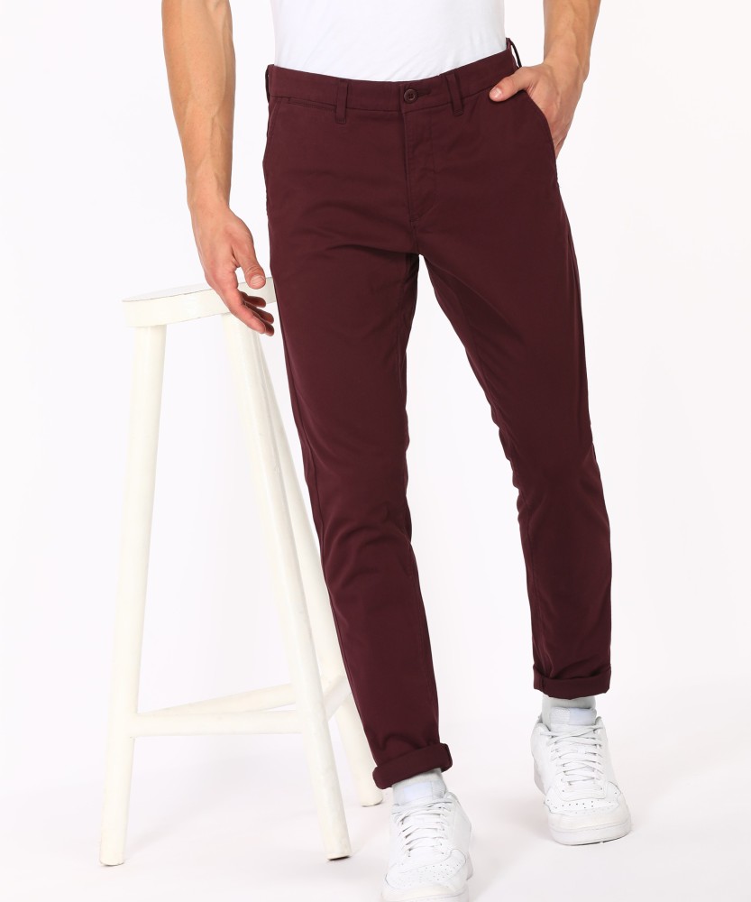 US POLO ASSN Casual Trousers  Buy US POLO ASSN Men Stone Denver Slim  Fit Solid Casual Trousers Online  Nykaa Fashion