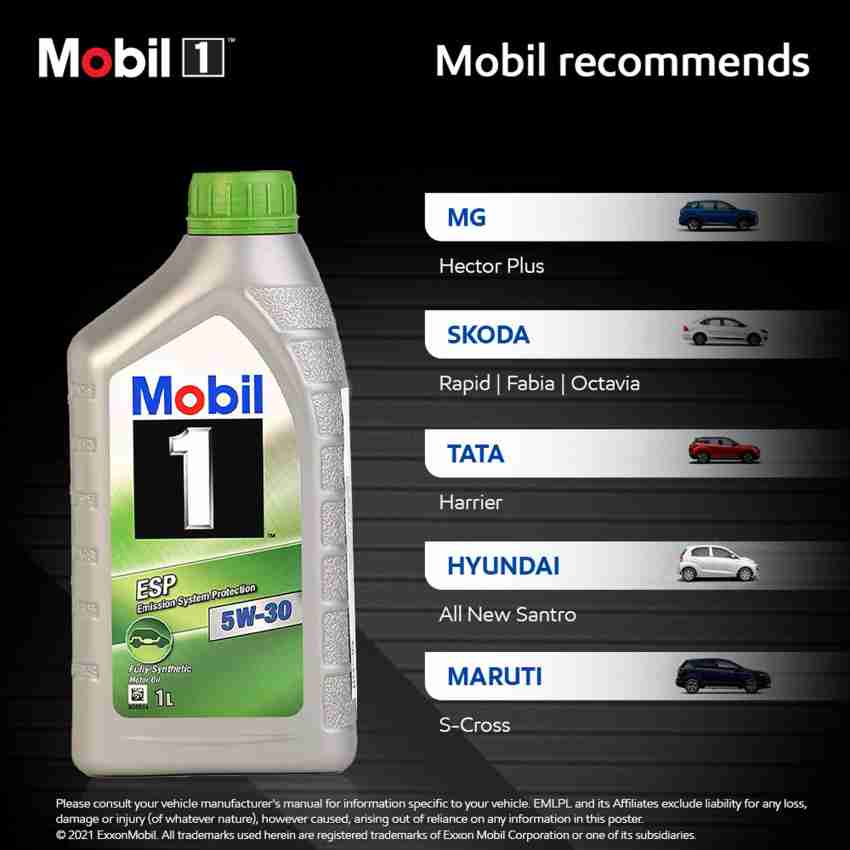 MOBIL 1 ESP 5W-30 Fully synthetic Full-Synthetic Engine Oil Price in India  - Buy MOBIL 1 ESP 5W-30 Fully synthetic Full-Synthetic Engine Oil online at
