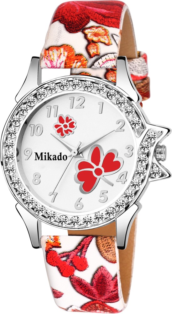 MIKADO Analog Watch For Girls Buy MIKADO Analog Watch For Girls Retrend Fashion Combo of Watches Necklace Ear rings Bracelet set for Girls Online at Best Prices in India