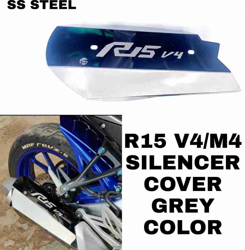 imad SS STEEL SILENCER COVER FOR YAMAHA R15 V4 M4 Bike Exhaust Heat Shield Price in India Buy imad SS STEEL SILENCER COVER FOR YAMAHA R15 V4 M4 Bike Exhaust Heat Shield online