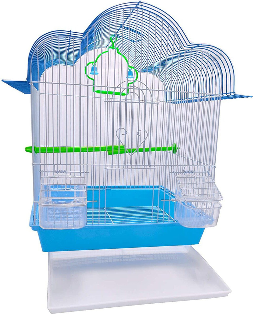 House shaped bird cage top