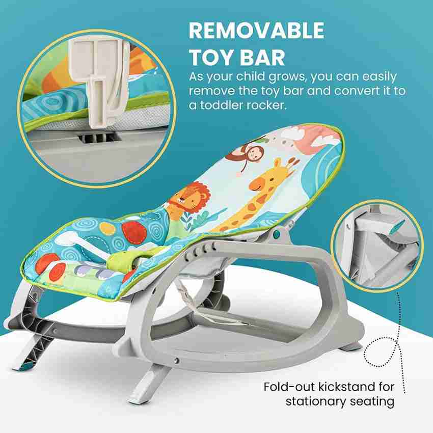 GoodLuck Baybee Baby Bouncer and Rocker Cum Musical Chair for Boys