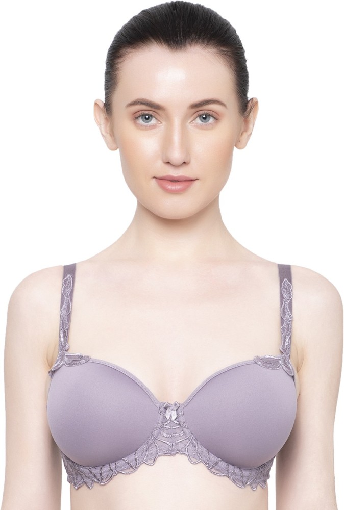 Buy Triumph Purple Under Wired Padded Push Up Bra for Women Online