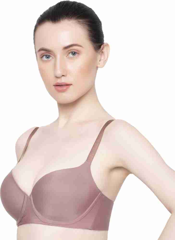 TRIUMPH Triumph T-Shirt Bra 60 Invisible Wired Padded Body Make-Up Series  Light Weight Seamless Support Everyday Bra Women T-Shirt Lightly Padded Bra