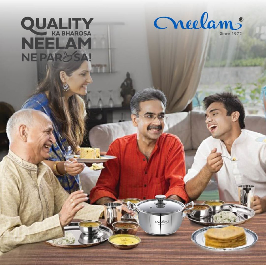 NEELAM Pack of 101 Stainless Steel Diamond Touch Eco Dinner Set of 101 Pcs Dinner Set Price in India Buy NEELAM Pack of 101 Stainless Steel Diamond Touch Eco Dinner Set