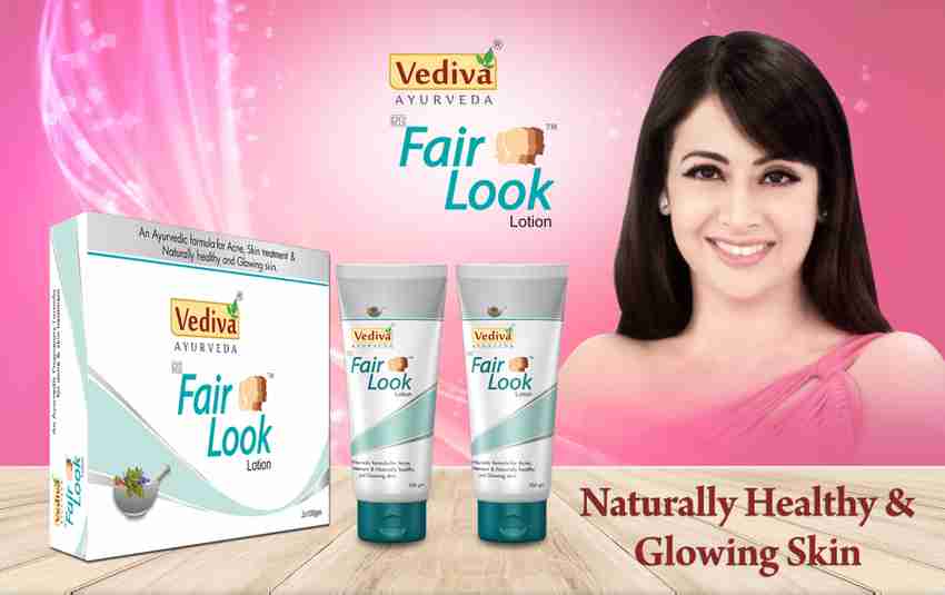 VEDIVA Fair Look Lotion Glowing Radiant Skin Pack of 2 Price in India Buy VEDIVA Fair Look Lotion Glowing Radiant Skin Pack of 2 online at Flipkart