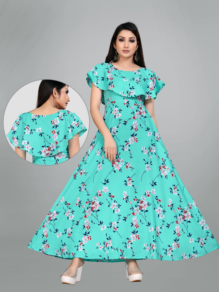 Short anarkali shop dresses flipkart