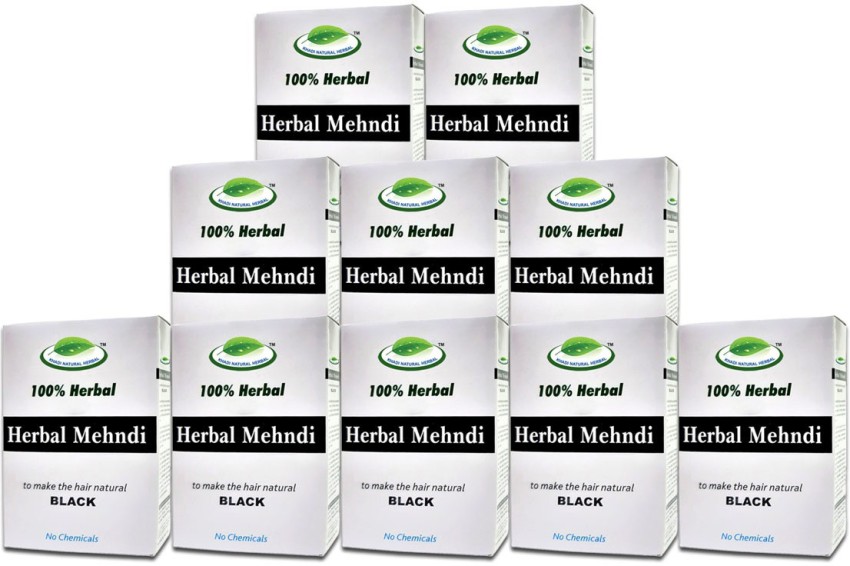 khadi natural herbal Black Mehndi (Pack of 10) - Price in India, Buy khadi  natural herbal Black Mehndi (Pack of 10) Online In India, Reviews, Ratings  & Features | Flipkart.com