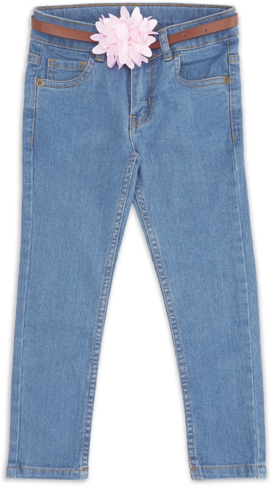 Pantaloons Junior Regular Girls Blue Jeans - Buy Pantaloons Junior Regular  Girls Blue Jeans Online at Best Prices in India