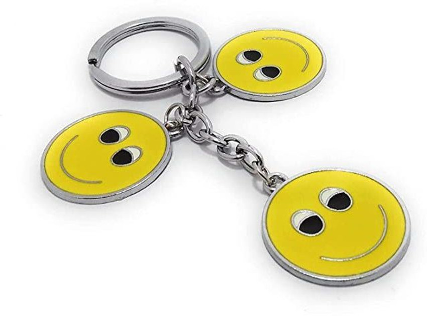 ShubhKraft Beautiful Cute Smiley Key Chain Key Ring Key Holder