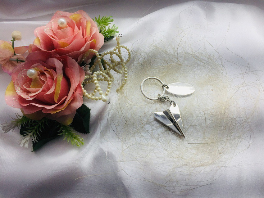 Paper airplane keychain store