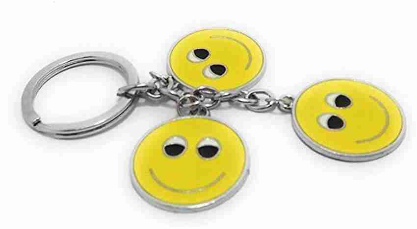ShubhKraft Beautiful Cute Smiley Key Chain Key Ring Key Holder
