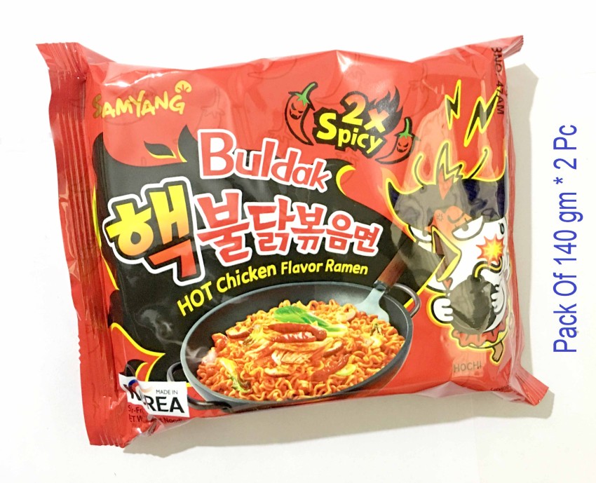 Samyang Buldak 2X Spicy Hot Chiken Flavor Ramen 140g*2Pack