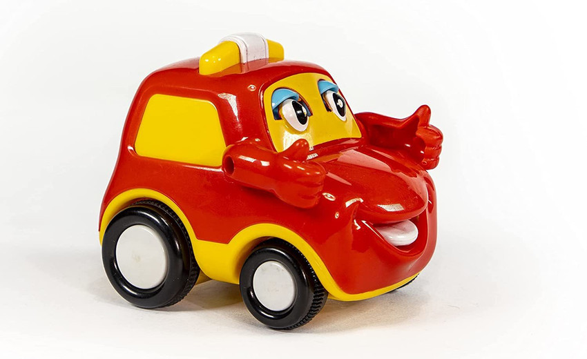 Battling Colorful Smiley Friction car Toy Powered car for Children